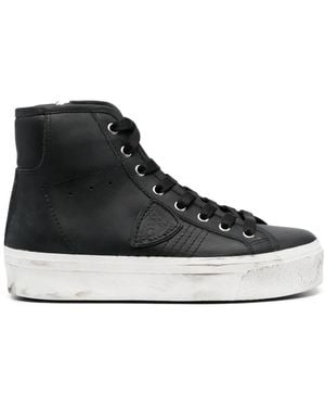 Philippe Model Paris Haute High-Top Sneakers - Black