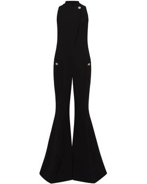 Proenza Schouler Stripe-Detail Tuxedo Pants - Black