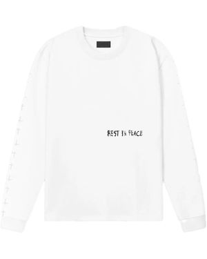 RTA Camiseta Lawrence de manga larga - Blanco