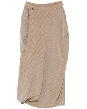 Uma Wang Gink Midi Skirt - Natural