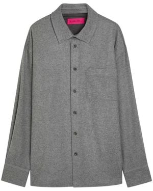 The Elder Statesman Button-Fastening Shirt - Grey