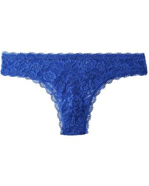 Aubade Rosessence Lace Thong - Blue