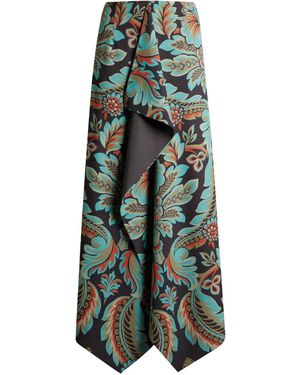 Etro Printed Midi Skirt - Green