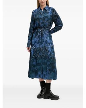 Desigual Floral Dress - Blue
