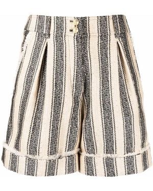 Balmain Striped Shorts - Multicolour