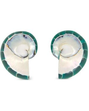 Julietta Pendientes Nautilus - Azul