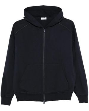 Brunello Cucinelli Kapuzenjacke mit Reißverschluss - Schwarz