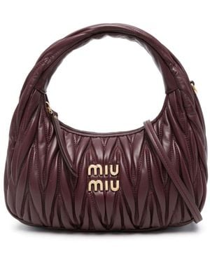 Miu Miu Wander Handtasche - Lila