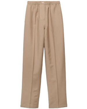 Prada Light Mohair Pants - Natural