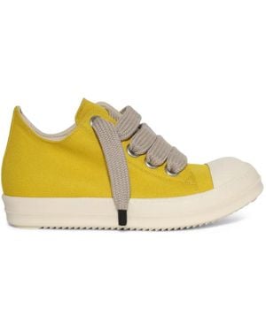 Rick Owens Jumbolace Low-Top Trainers - Yellow