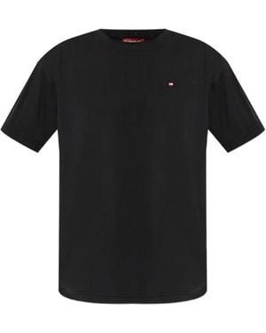 DIESEL Logo-Detail T-Shirt - Black