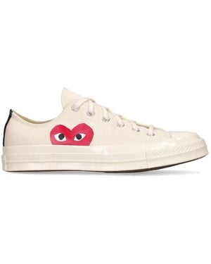 COMME DES GARÇONS PLAY X Converse Heart-Detail Trainers - Pink