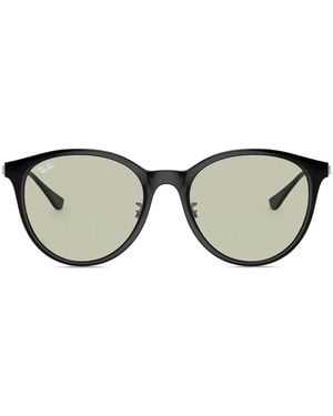 Ray-Ban Sonnenbrille Mit Rundem Gestell - Braun