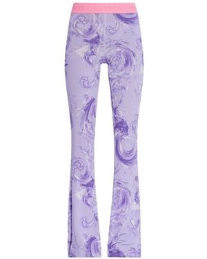 Versace Jeans Couture Flared Trousers - Purple