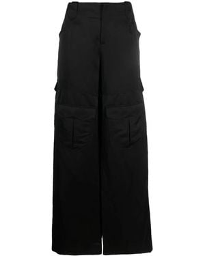 Tom Ford Satin Cargo Pants - Black