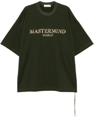 MASTERMIND WORLD Logo-Print T-Shirt - Green