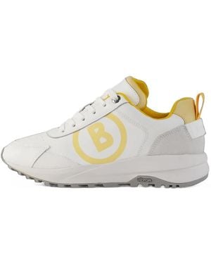 Bogner Sneakers Da Golf Con Inserti - Bianco
