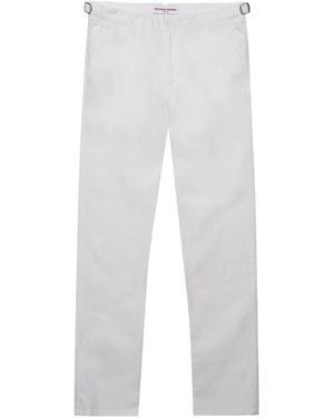 Orlebar Brown Mid-Rise Straight-Leg Trousers - White