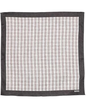 BOSS Checked-Border Square - Metallic