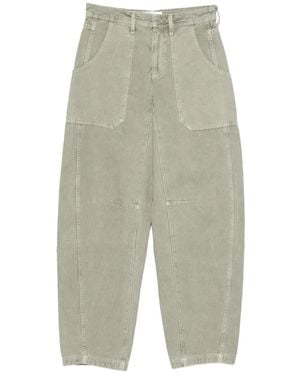 SLVRLAKE Denim Vaqueros Cargo Rookie Con Bolsillo De Parche - Verde