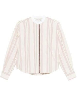 forte_forte Striped Shirt - White