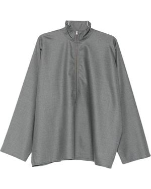 Sofie D'Hoore Blusa Con Mezza Zip - Grigio