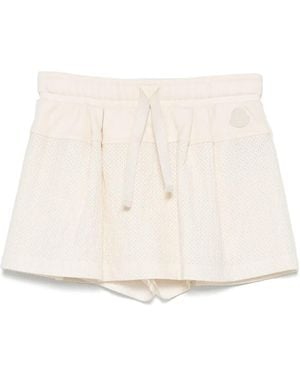 Moncler Mini-Skorts Met Trekkoord - Naturel