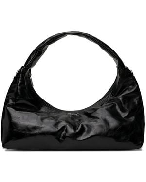 Off-White c/o Virgil Abloh Leather Shoulder Bag - Black