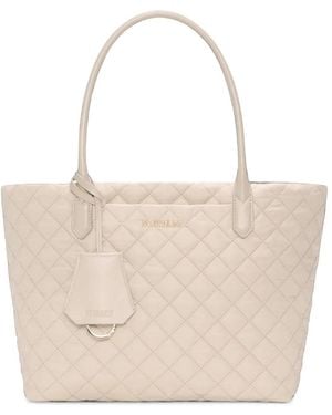 MZ Wallace Small Daily Quilted Tote Bag - Natural