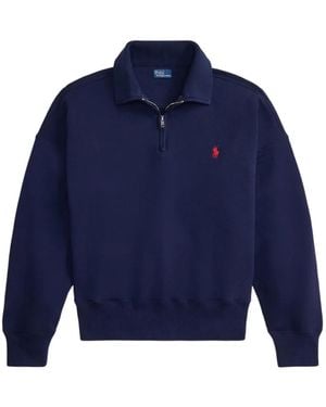 Polo Ralph Lauren Polo Pony-Embroidered Sweatshirt - Blue