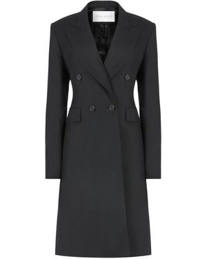 Nina Ricci Abrigo Con Doble Botonadura - Negro