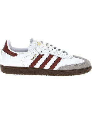 adidas Samba Og Leather Trainers - White