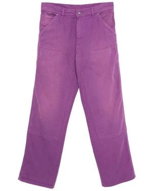 Sky High Farm Angry Straight-Leg Jeans - Purple