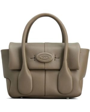 Tod's Di レザーハンドバッグ ミニ - メタリック