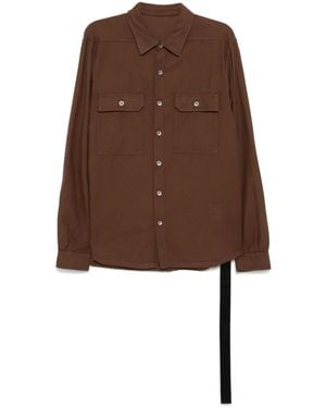 Rick Owens Camicia - Marrone