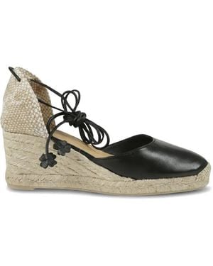 Castañer Carina Wedge Espadrilles - Natural