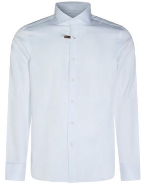 Canali Striped Shirt - Blue