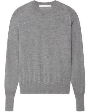 Another Tomorrow Pullover Aus Merinowolle - Grau