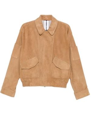 S.W.O.R.D Patch Pocket Bomber Jacket - Natural