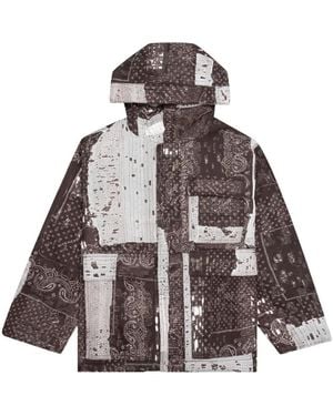 Givenchy Boro Quilted Jacket - Brown