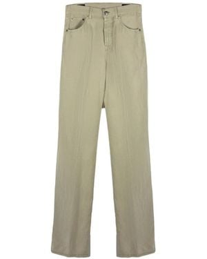 Dondup Pantalones palazzo Amber - Verde