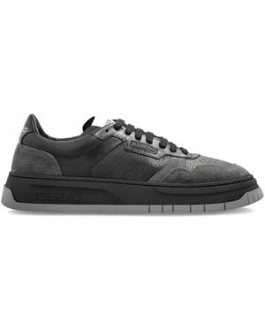 Iceberg Leather-panelled Sneakers - ブラック