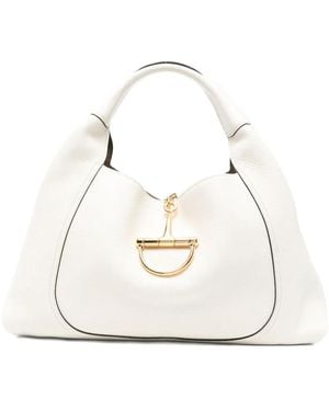 Gucci Softbit Tote Bag - White