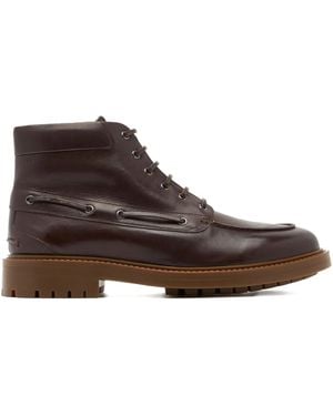 Bally 35mm B-lug Almond-toe Boots - Brown