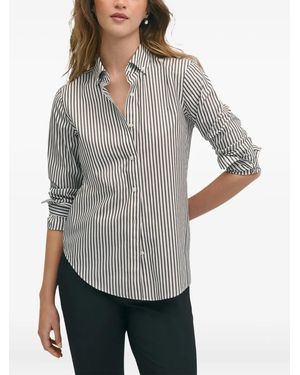 Brooks Brothers Chemise Rayée À Col Boutonné - Grey