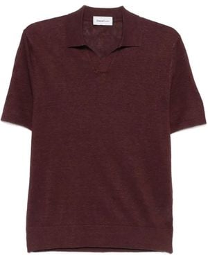 Diana Studio Polo-Collar T-Shirt - Red
