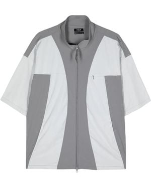 FIVE CM Short-Sleeve Zipped Jacket - Gray