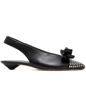 Chloé Bow-Detail Sandals - Black