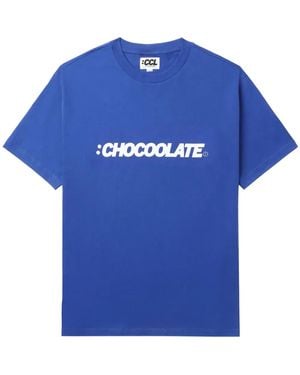 Chocoolate ロゴ Tスカート - ブルー