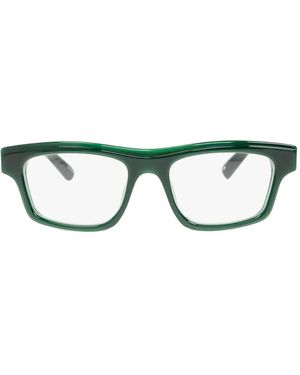 Jacquemus Gafas con montura rectangular - Verde